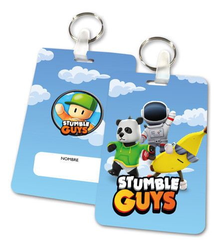 30 Identificadores Para Mochilas Souvenirs Stumble Guys Nena 1