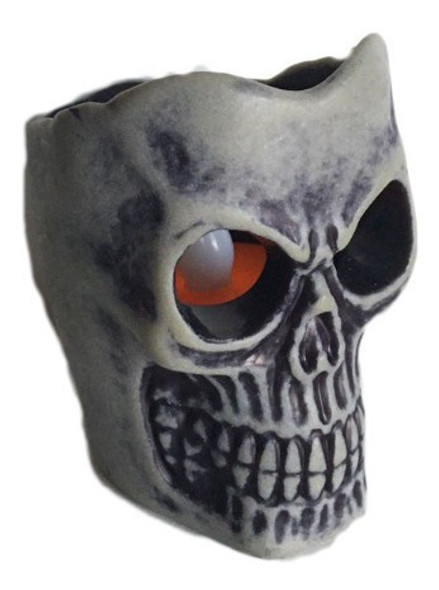 Vela Calavera Led Halloween Craneo Luminoso 1