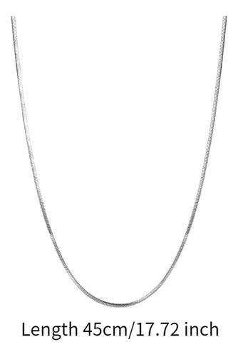 Colar De Corrente De , Corrente De Clavícula Com Fecho 45cm 1