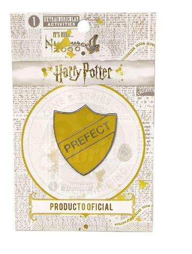 Prendedor Prefecto Hufflepuff Original - Pin Harry Potter 1