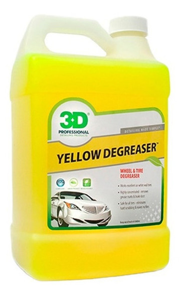 3d Yellow  Degreaser Gallon - Desengrasante Exterior Pcd 0