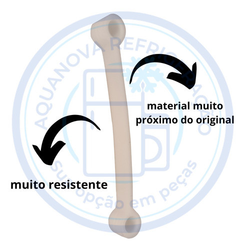 Kit 200 Tirantes Branco Para Lavadora Brastemp Consul 1