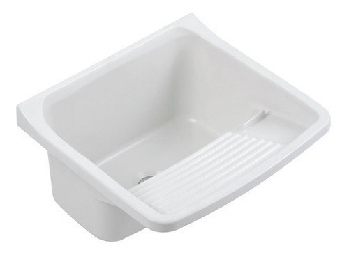 Ferrum Traful Pileta Lavadero Polipropileno Blanco Lp015-b 0