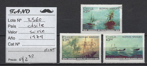 Lote2560 Chile Serie Estampillas Año 1979 Mint 1