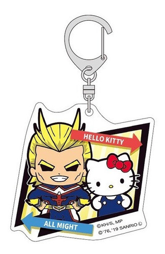 My Hero Academia X Sanrio Acrylic - All Might X Hello Kitty 0