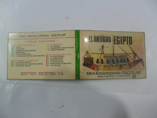 El Antiguo Egipto Mini Enciclopedia Escolar 1970 Serra Aya 0