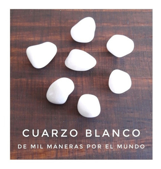 Cuarzo Blanco Piedra Energética Natural . Ansiedad Y Estrés 1
