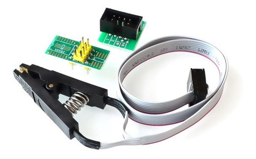 Pinza De Testeo Prueba Soic8 Sop8 Eeprom Con 2 Adaptadores 0