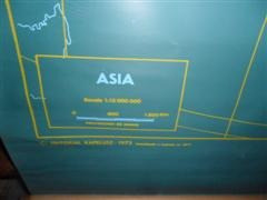 Lamina Plastica Africa Asia Kapeluz 1973 Lavable Escolar 1