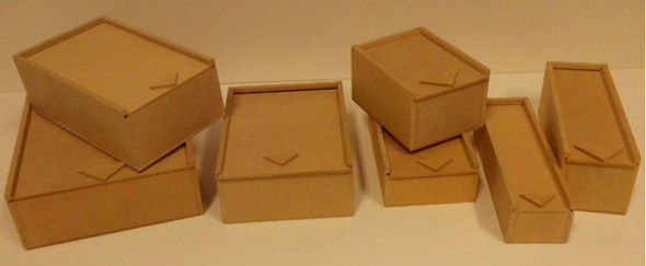Caja De Fibrofacil Tapa Corrediza 25x30x9cm Combo X 8 Un 1