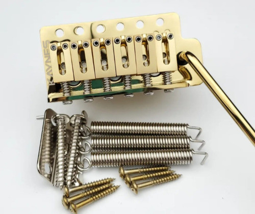 Ponte Kayanes Stratocaster Dourado 52m Big Block N Wilkinson 1