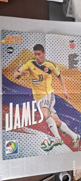 Póster Gigante. James Rodríguez. Olé. Tiki Tiki. 0