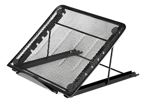Soporte P/laptop Halter Malla Ventilada, Ajustable, Negro 0