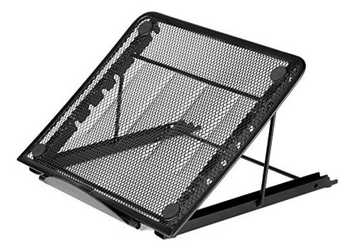 Soporte P/laptop Halter Malla Ventilada, Ajustable, Negro 1