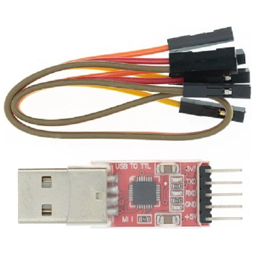 Módulo Usb A Ttl Cp2102 Con Cables Dupont 0