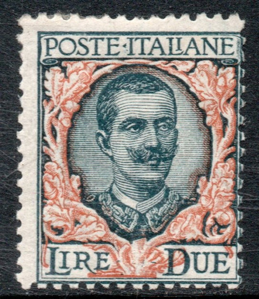 Italia Sello Nuevo Rey Victor Emmanuel 3° X 2 L. Años 1923+ 0