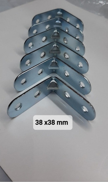 Esquinero Angulo De 38mm X 38mm Reforzado Galvanizado X 12 0