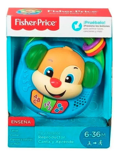 Fisher Price Rie Y Aprende Reproductor Canta Orig Replay 0