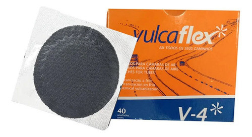 Remendo Para Camara De Ar V-4 Vulcaflex Cx C/ 40 Un 1