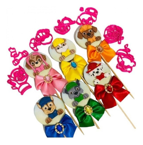 Kit Cortadores Da Patrulha Pet Corpo E Rostos 6 Un Mod 2 0