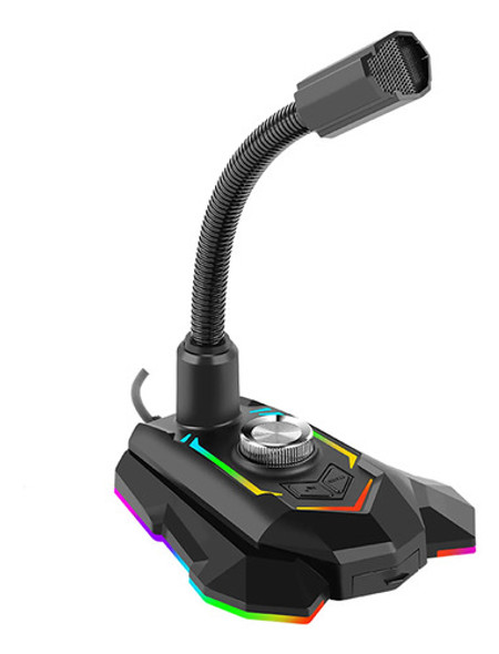 Micrófono Gaming Marvo Mic-05 Omnidireccional Con Iluminaci 0