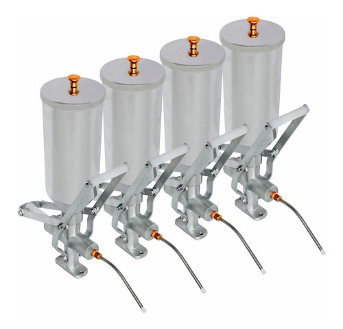 Kit Churros 4 Doceiras Recheadeira De 2 Litros Profissional 0