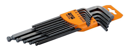 Set Llaves Allen 13 Piezas Pulgadas Punta Bola Bahco Be-9785 1