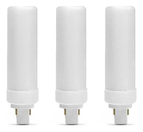 Kit 3 Lâmpada Led Pl 2p 9w Bivolt 4000k Luz Neutra G24d-3 0