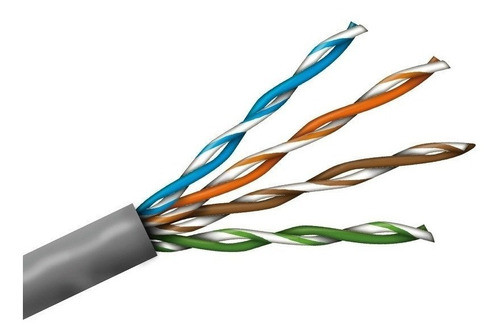 40 Metros Cable Utp Cat 5e Exterior Negro Cca 0