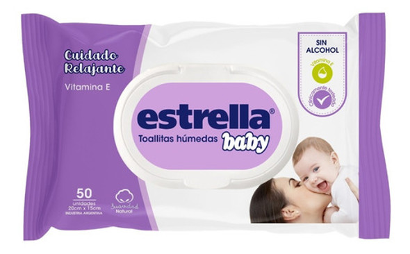 Pack X 3 Toallitas Húmedas Cuidado Relajante Estrella Baby 1