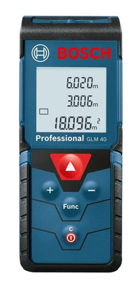 Trena Laser Alcance De 40 Metros Glm 40 0601072900000 Bosch 1
