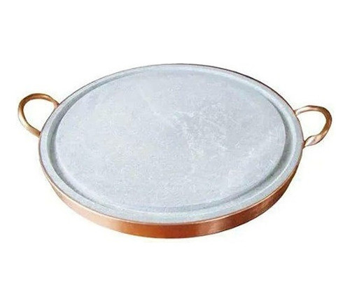 Pedra P/ Carnes Artesanal Em Pedra Sabão 35cm Diametro 0
