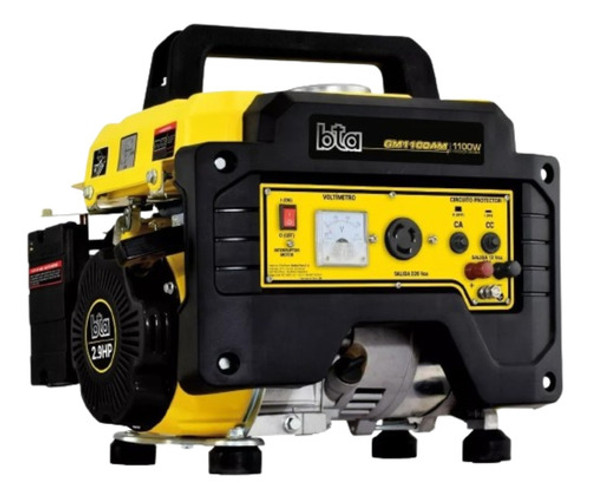 Generador 4 Tiempos 2,9 Hp 1100w A Nafta 220v  Portátil -sc- 0