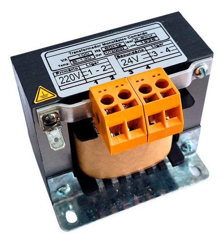 Trafo Mono De Comando 100va E-220v S-24v 0