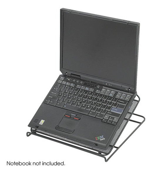 Safco Products 2161bl Onyx Mesh Laptop Stand (qty. 1), Negro 1