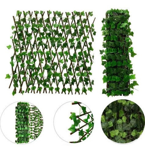 Folhagem Hera Treliça Cerca Jardim Expansiva Até 2m X 120cm 0