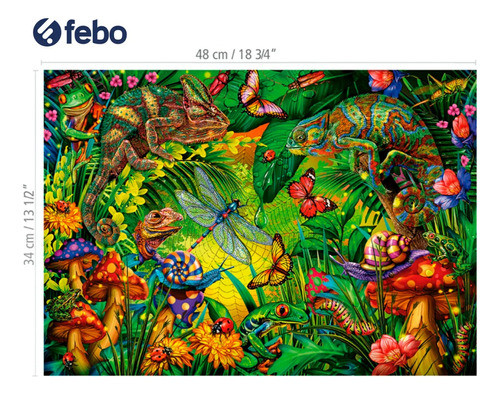 Puzzle Educa Borras 500pcs Bosque De Colores 19551 1