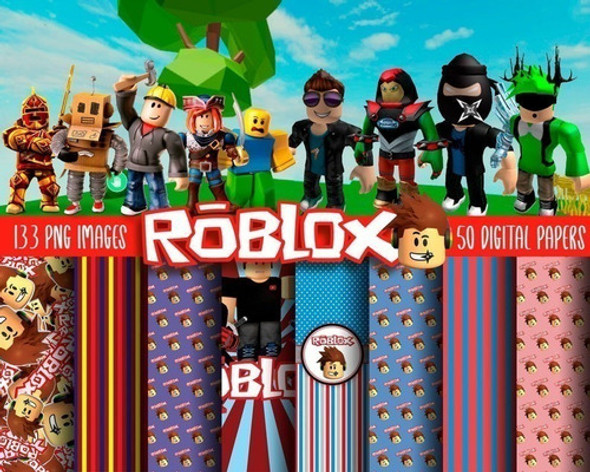 Kit Digital Clipart Png Y Papeles Roblox 0