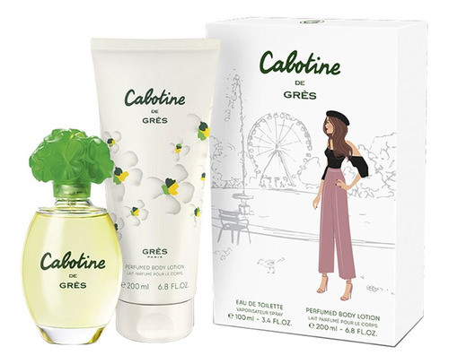 Perfume Mujer Gres Cabotine Edt 100ml + Body Lotion Set 0