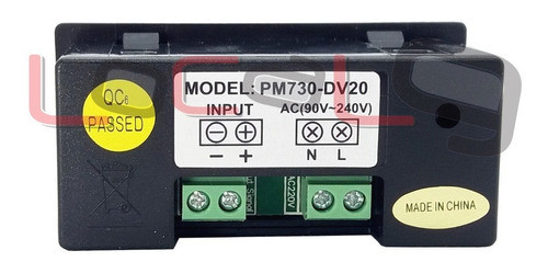 Voltimetro Digital De Panel Backlight Dc 0-20 Volts  Esun 1