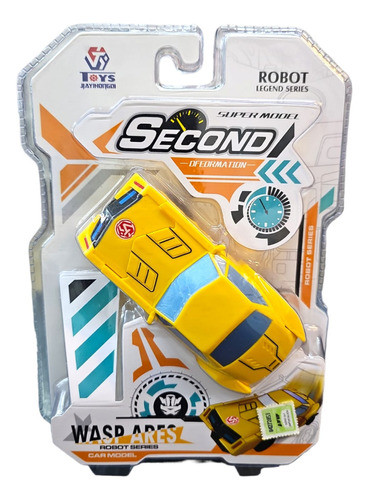 Robot Transformable Second Deformation - Wasp Ares - Dgl 0