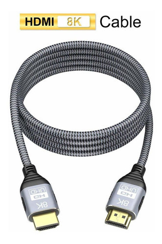 Cable Hdmi 8k 1mt Hdcp 2.2 Deconn 1