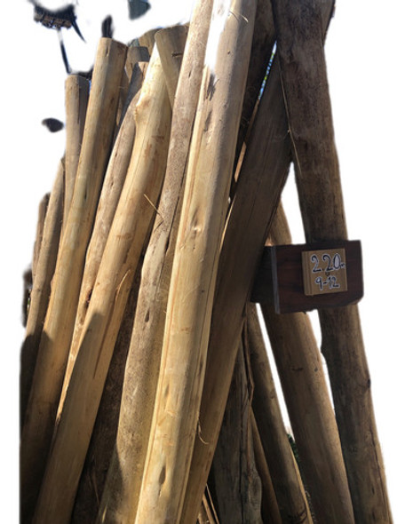 Poste De Eucalipto Tratado 2,20m Para Cerco Perimetral. 0