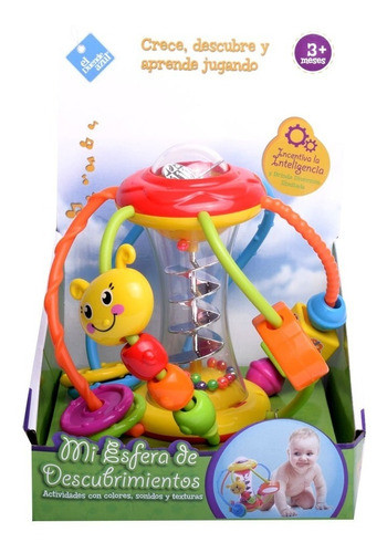 Sonajero Esfera Didactico Para Bebe Con Sonido Duende Azul 0