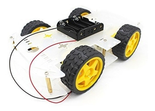 Yikeshu 4wd Smart Robot Kit De Chasis De Automóvil Con Caja 0