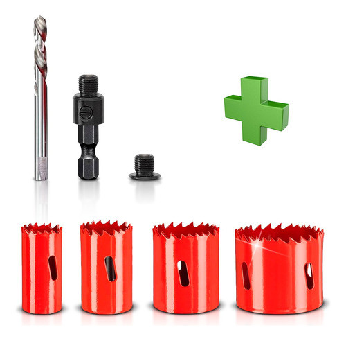 Juego Mechas Sierra Copa Set Kwb Bi Metal  Ø 25/32/40/51 0