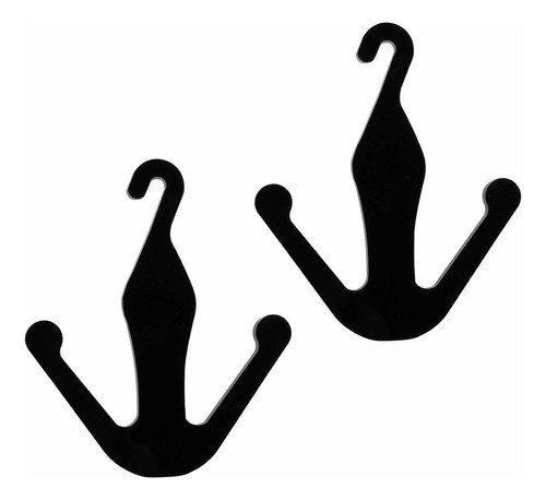 Pack De 2 Perchas De Acrílico Simples Para Pelotón Bicicl. 0