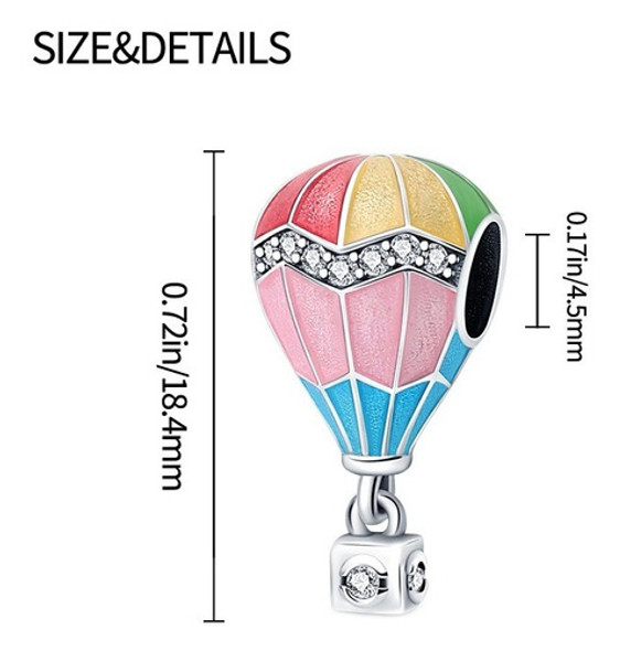 Charm Dije Colgante Plata 925 Para Pulsera Pandora Pac090 1