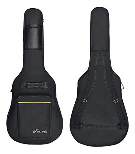 Faswin Bolso Para Guitarra Acústica De 41 Pulgadas Con Tiras 0