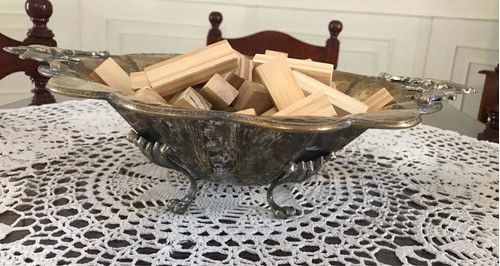 Antiguo Centro De Mesa Bronce Latón Año 1890 1